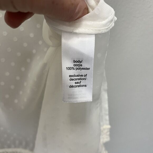 Evsie | Maurice’s Tween Girls Kimono Sheer White New With Tags Size Medium - Picture 5 of 6